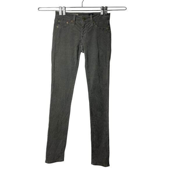 AG Adriano Goldschmied The Jegging‎ Super Skinny Fit Low Rise Corduroy Pants 25R - Picture 9 of 9
